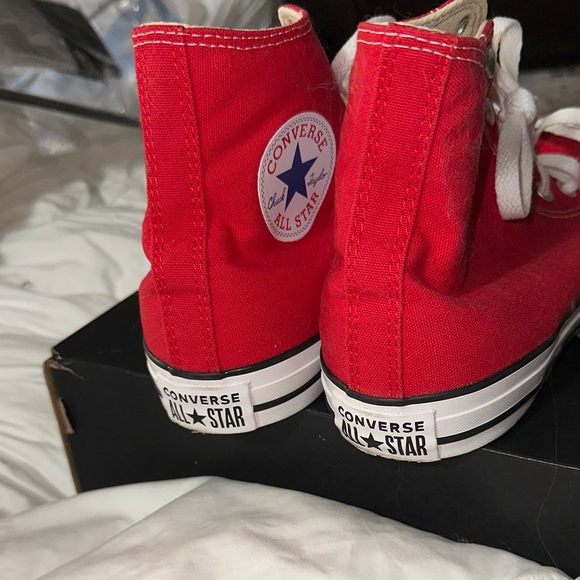 Converse Red High-Top Sneakers - Picture 3 of 3